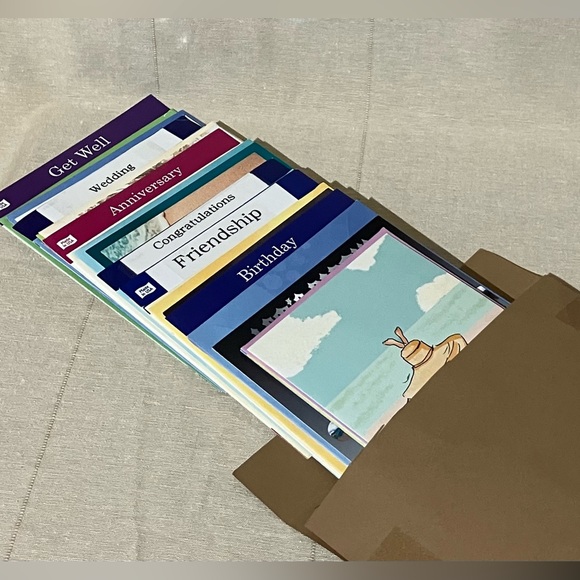 Leanin' Tree Greeting Cards 20 All Occasion Assorted Variety W/ Dividers NOS - Picture 7 of 8